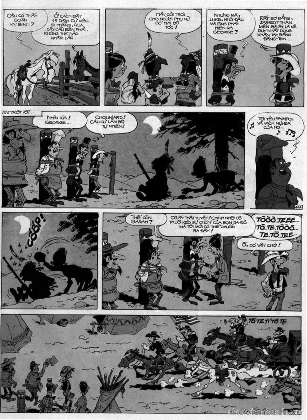 Truyện Tranh Cuộc Phiêu Lưu Kỳ Thú Của Lucky Luke trang 1936