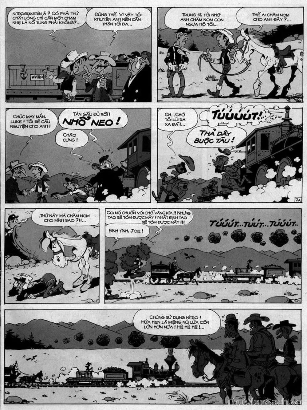 Truyện Tranh Cuộc Phiêu Lưu Kỳ Thú Của Lucky Luke trang 1949