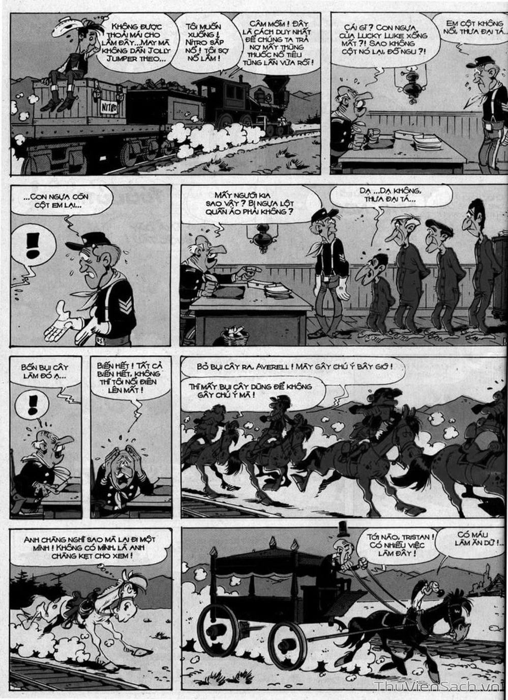 Truyện Tranh Cuộc Phiêu Lưu Kỳ Thú Của Lucky Luke trang 1950