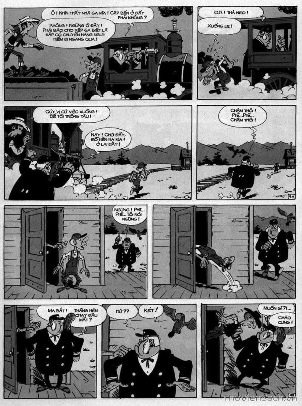 Truyện Tranh Cuộc Phiêu Lưu Kỳ Thú Của Lucky Luke trang 1951