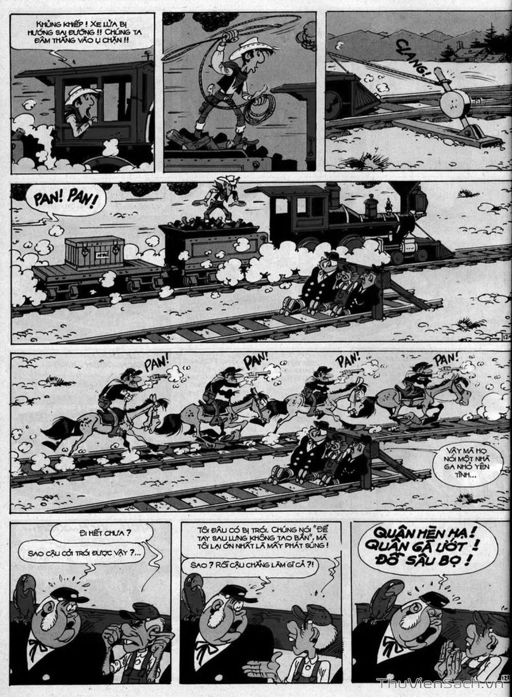 Truyện Tranh Cuộc Phiêu Lưu Kỳ Thú Của Lucky Luke trang 1954