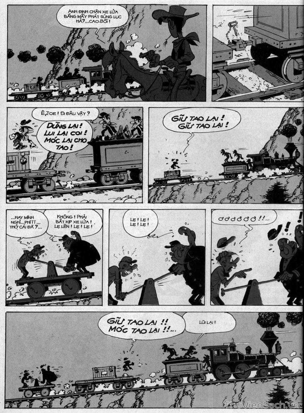 Truyện Tranh Cuộc Phiêu Lưu Kỳ Thú Của Lucky Luke trang 1958