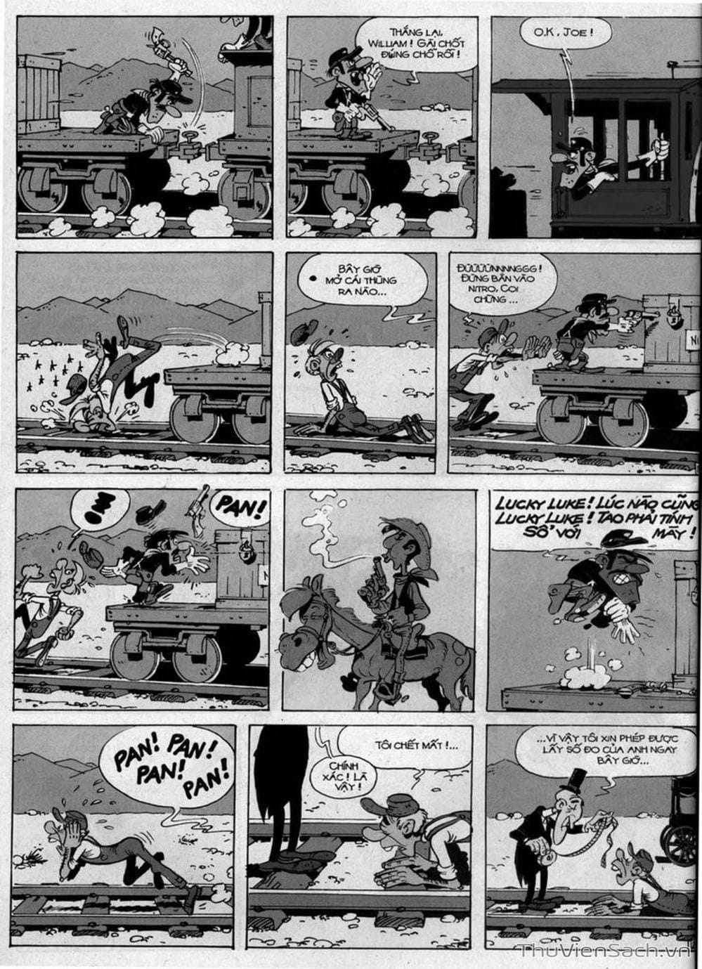 Truyện Tranh Cuộc Phiêu Lưu Kỳ Thú Của Lucky Luke trang 1960