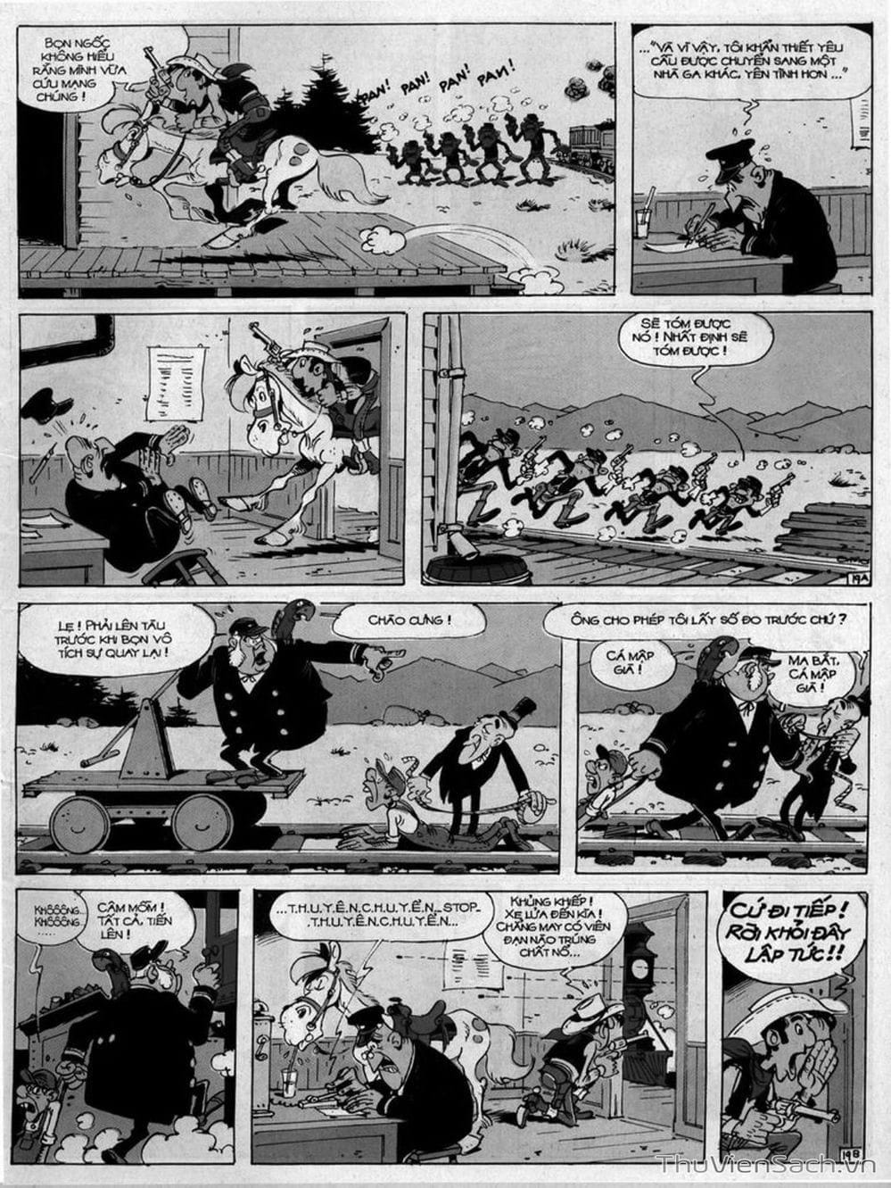 Truyện Tranh Cuộc Phiêu Lưu Kỳ Thú Của Lucky Luke trang 1961