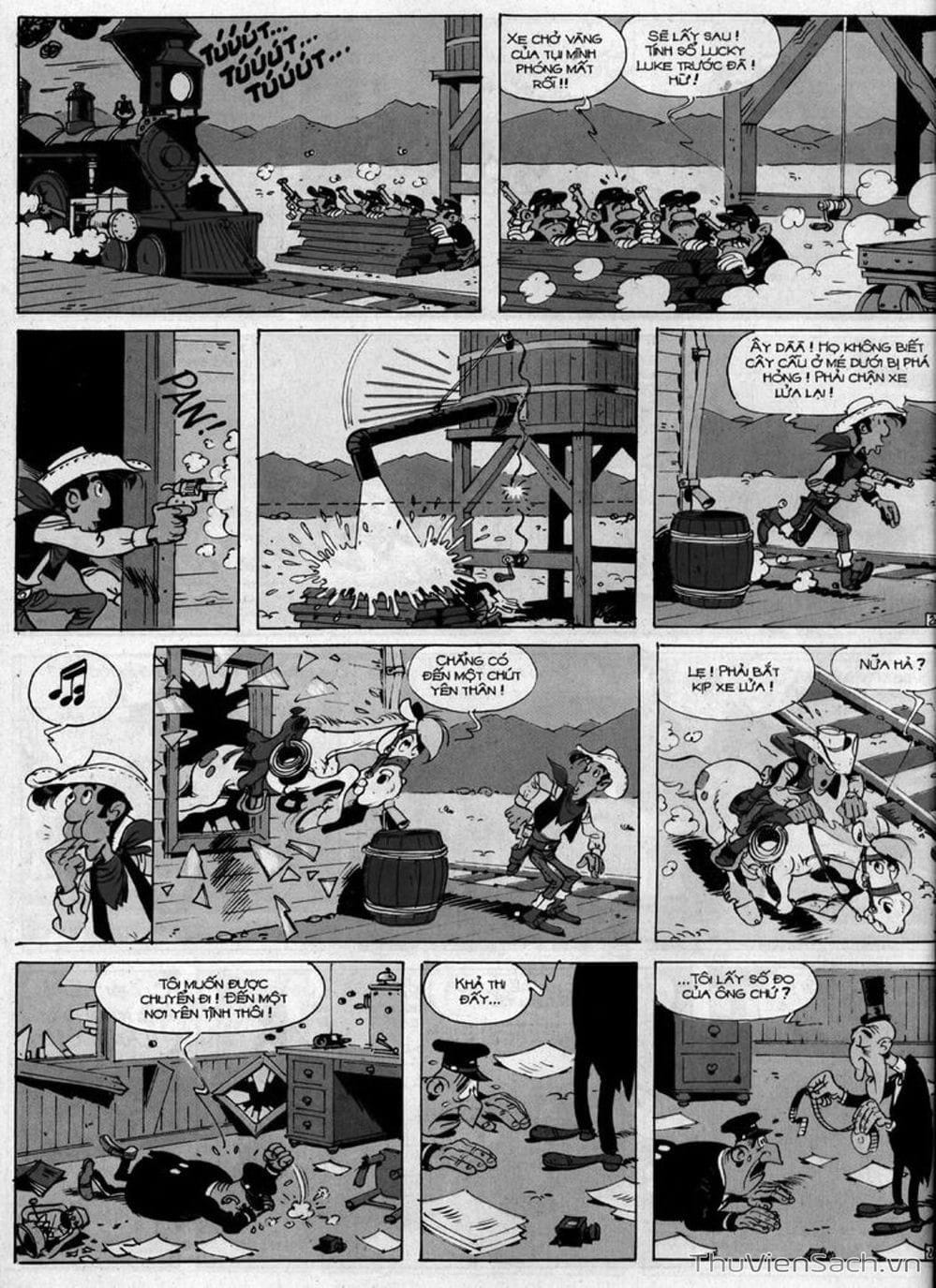 Truyện Tranh Cuộc Phiêu Lưu Kỳ Thú Của Lucky Luke trang 1962