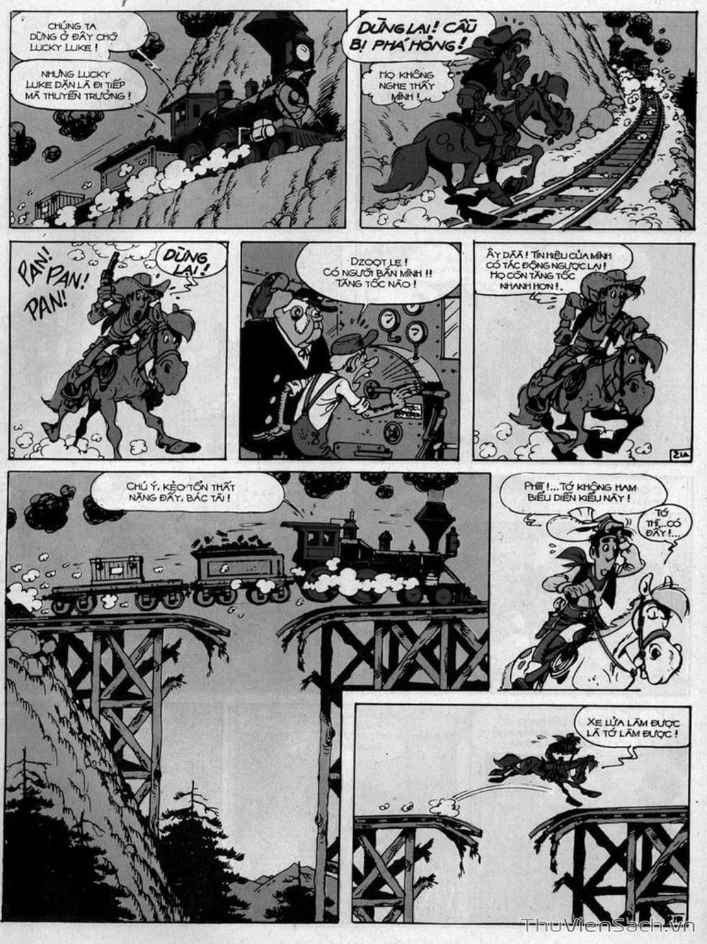 Truyện Tranh Cuộc Phiêu Lưu Kỳ Thú Của Lucky Luke trang 1963