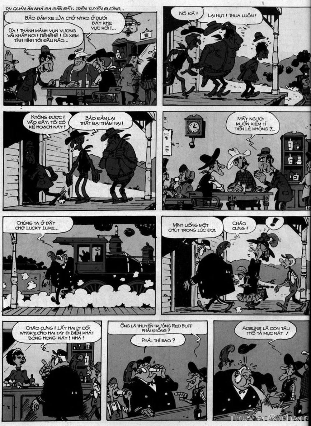 Truyện Tranh Cuộc Phiêu Lưu Kỳ Thú Của Lucky Luke trang 1964