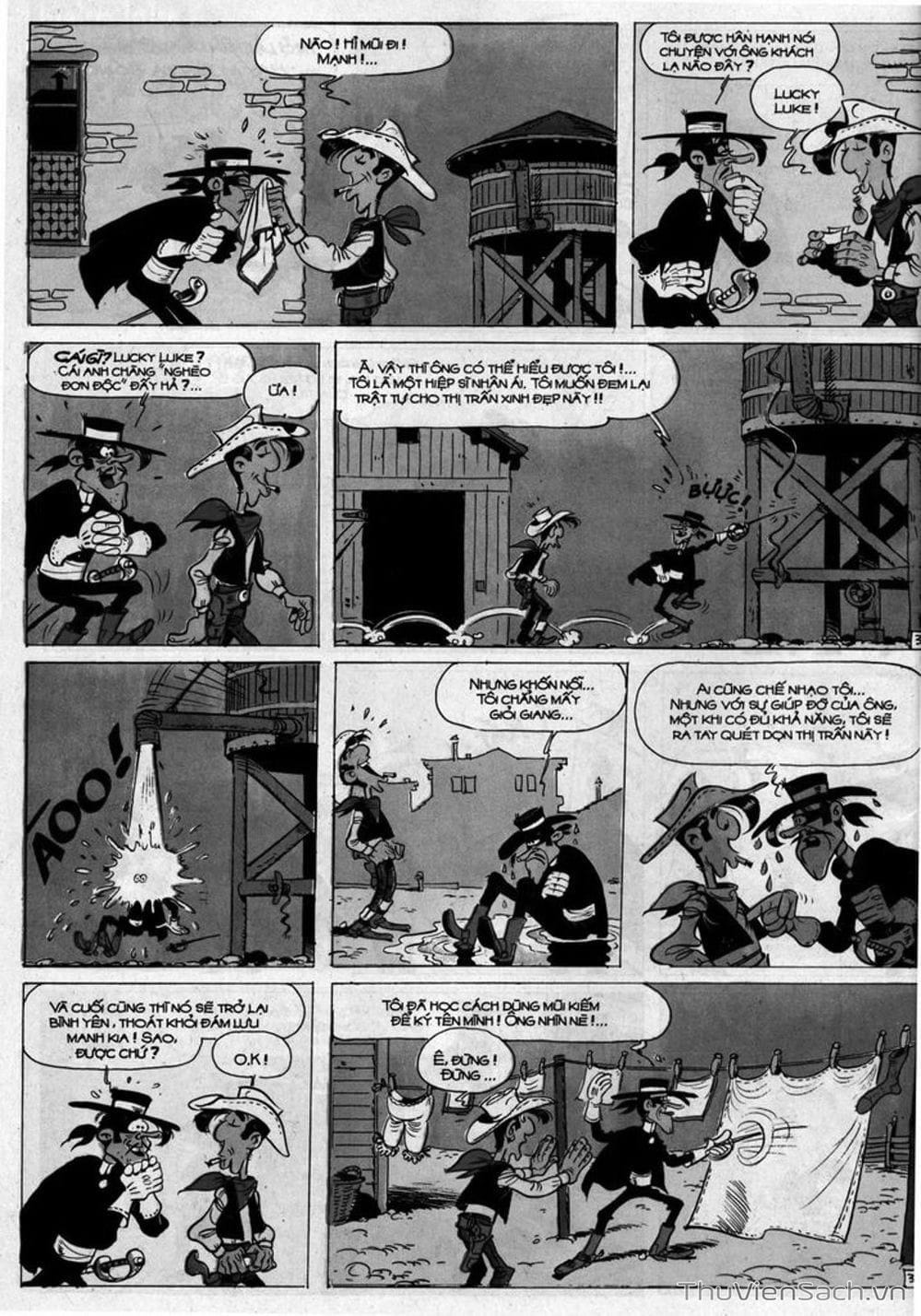 Truyện Tranh Cuộc Phiêu Lưu Kỳ Thú Của Lucky Luke trang 2006