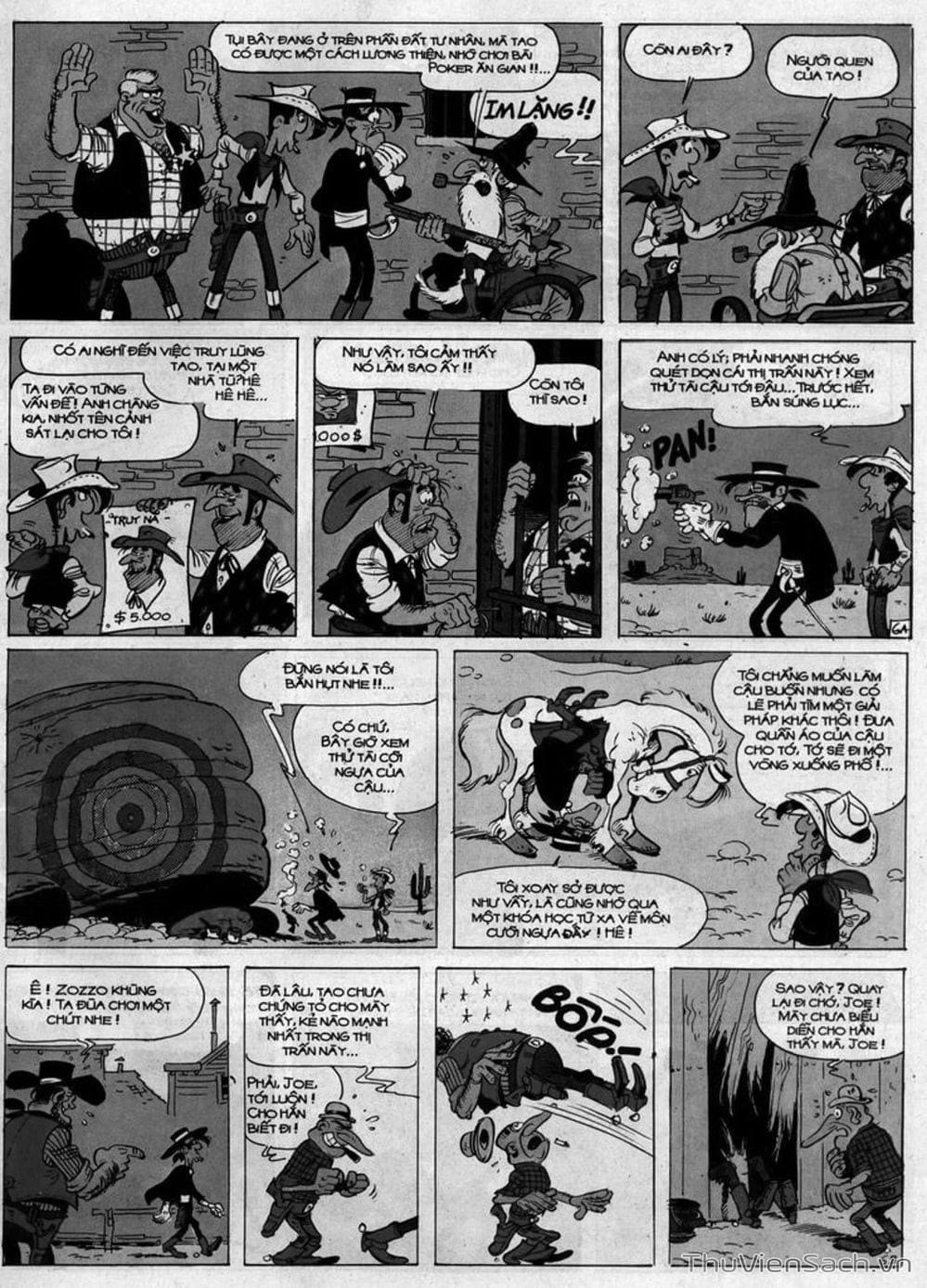 Truyện Tranh Cuộc Phiêu Lưu Kỳ Thú Của Lucky Luke trang 2009