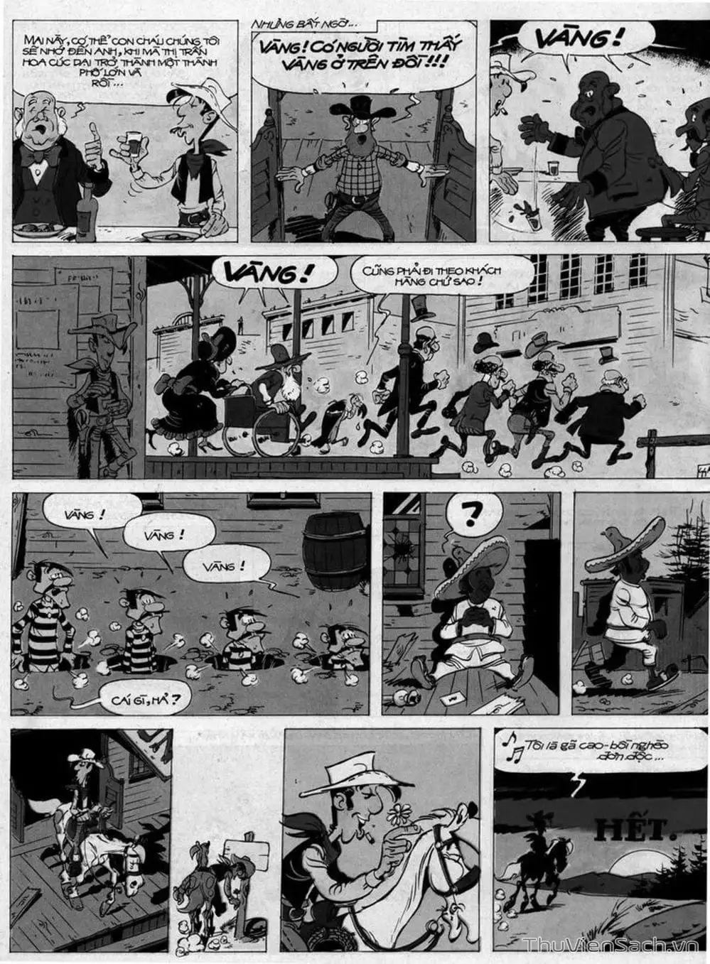 Truyện Tranh Cuộc Phiêu Lưu Kỳ Thú Của Lucky Luke trang 3