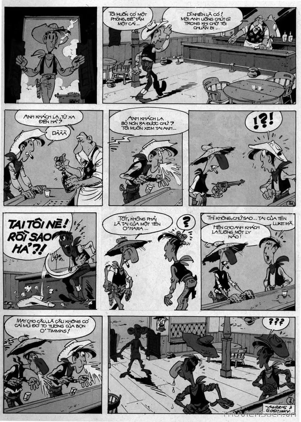 Truyện Tranh Cuộc Phiêu Lưu Kỳ Thú Của Lucky Luke trang 3