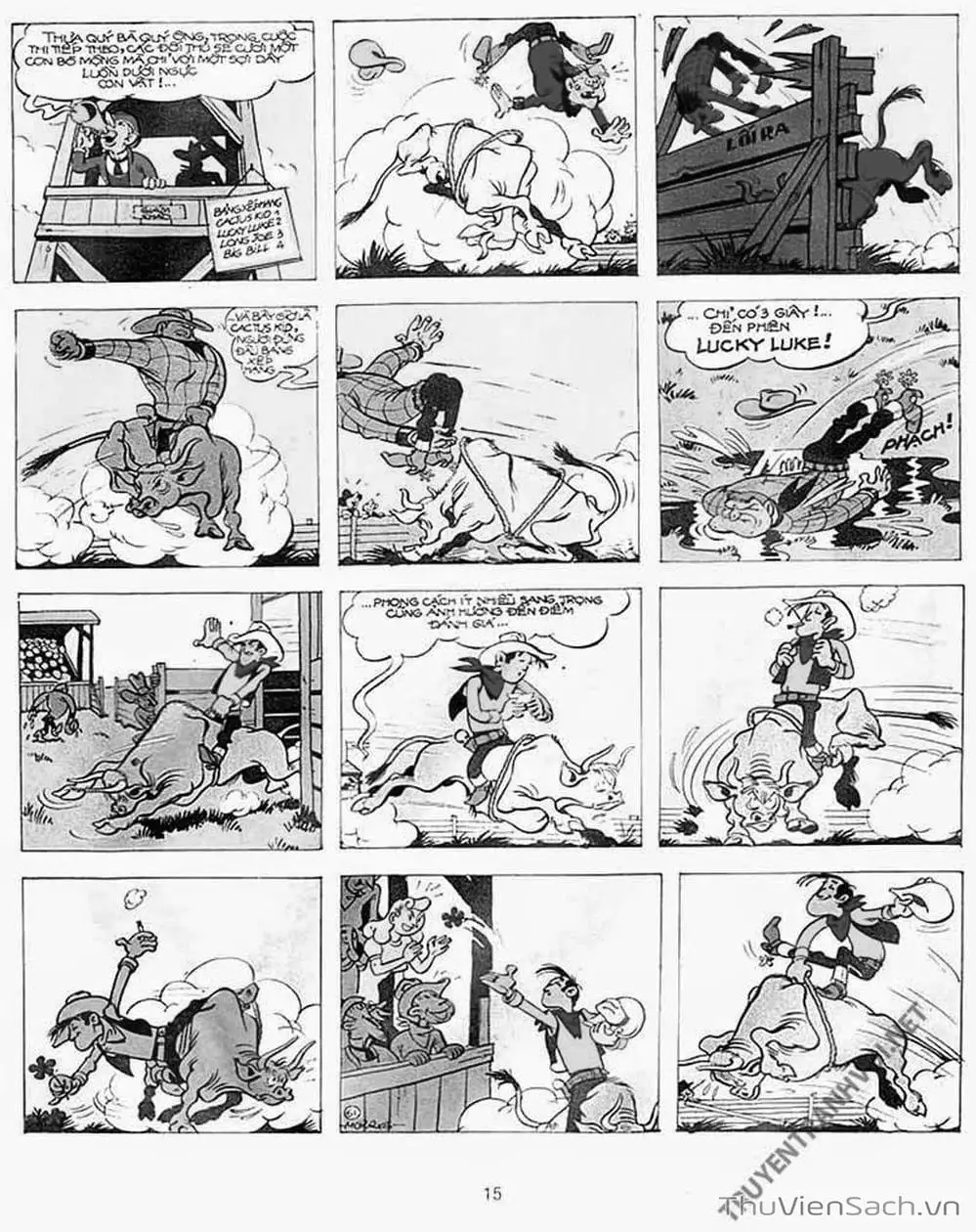 Truyện Tranh Cuộc Phiêu Lưu Kỳ Thú Của Lucky Luke trang 3