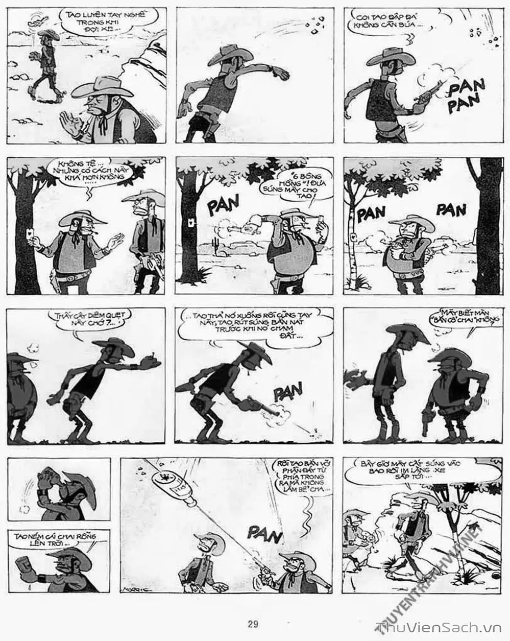 Truyện Tranh Cuộc Phiêu Lưu Kỳ Thú Của Lucky Luke trang 3