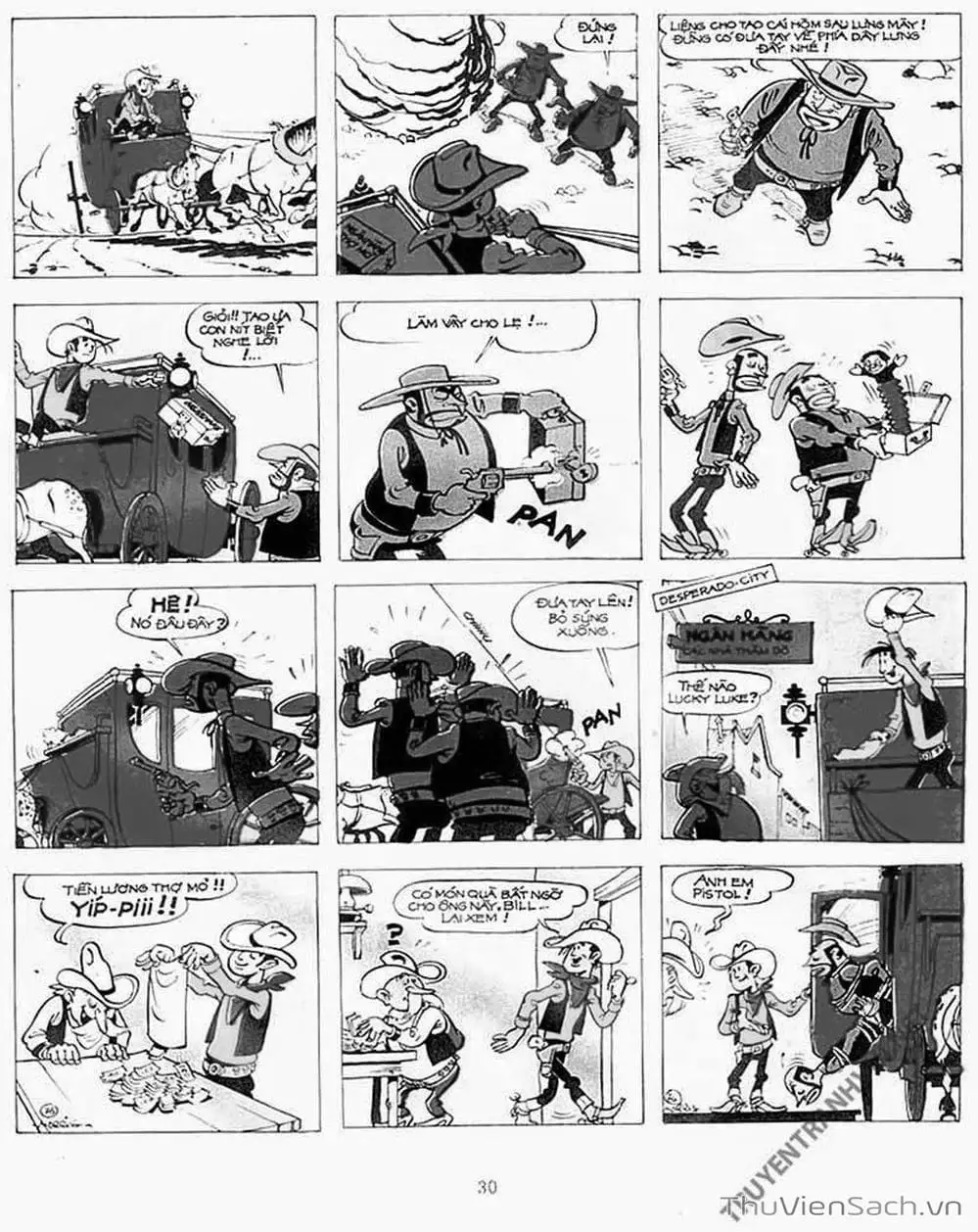 Truyện Tranh Cuộc Phiêu Lưu Kỳ Thú Của Lucky Luke trang 3