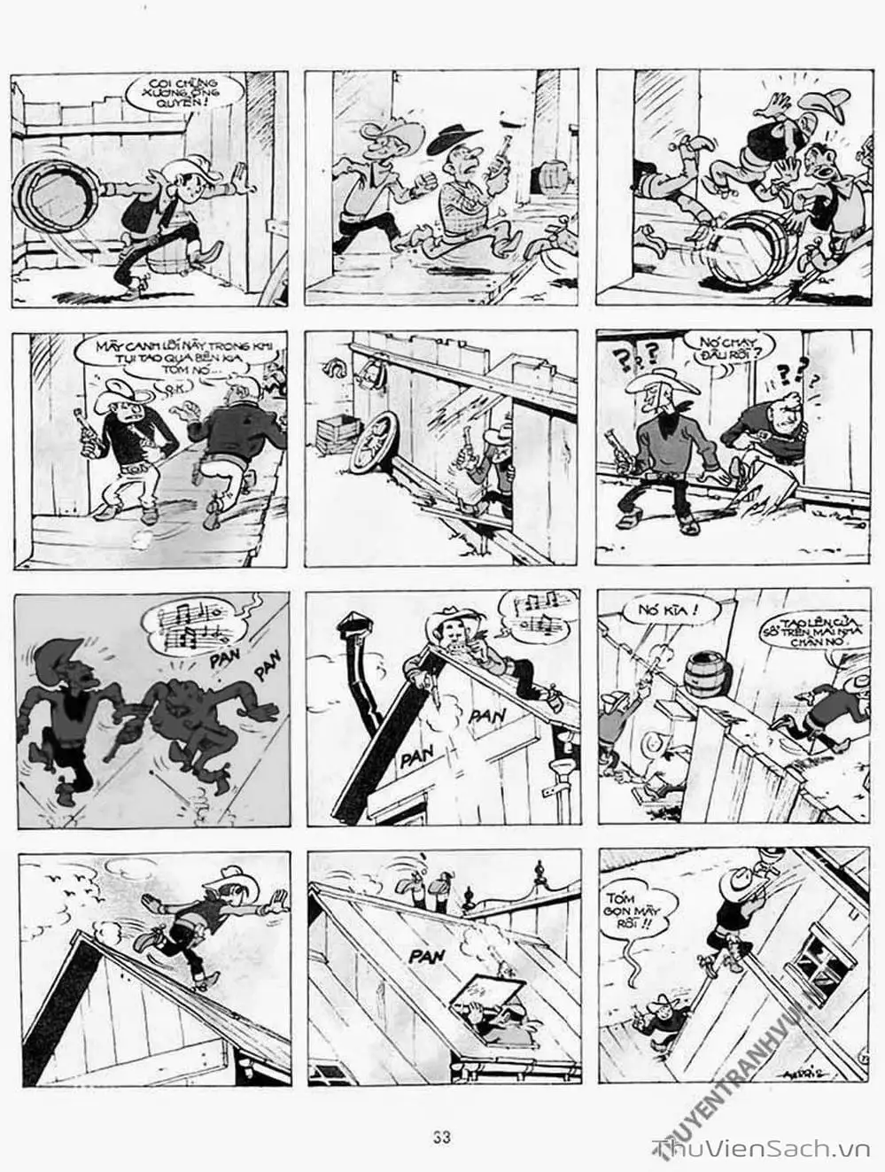 Truyện Tranh Cuộc Phiêu Lưu Kỳ Thú Của Lucky Luke trang 3