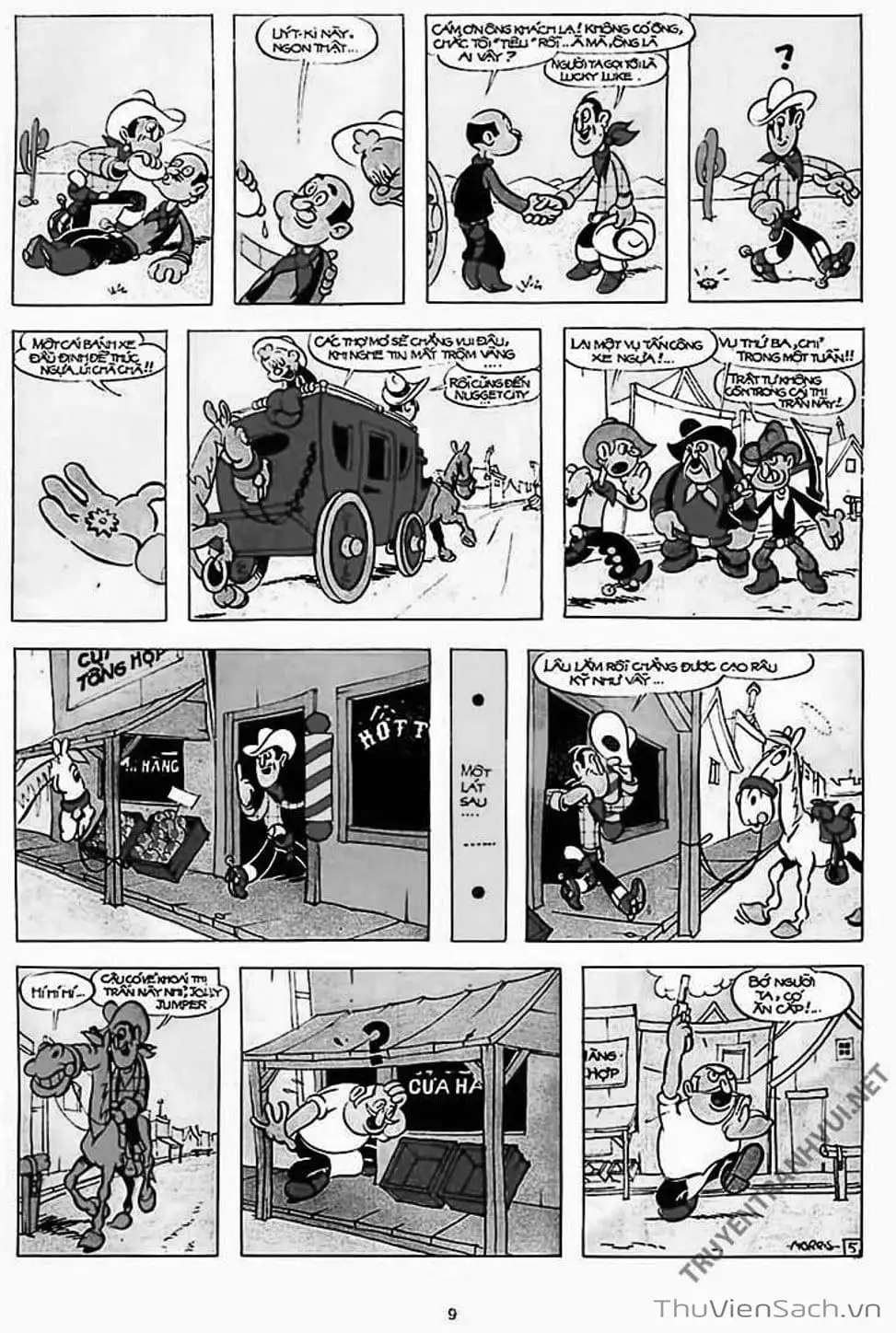 Truyện Tranh Cuộc Phiêu Lưu Kỳ Thú Của Lucky Luke trang 3