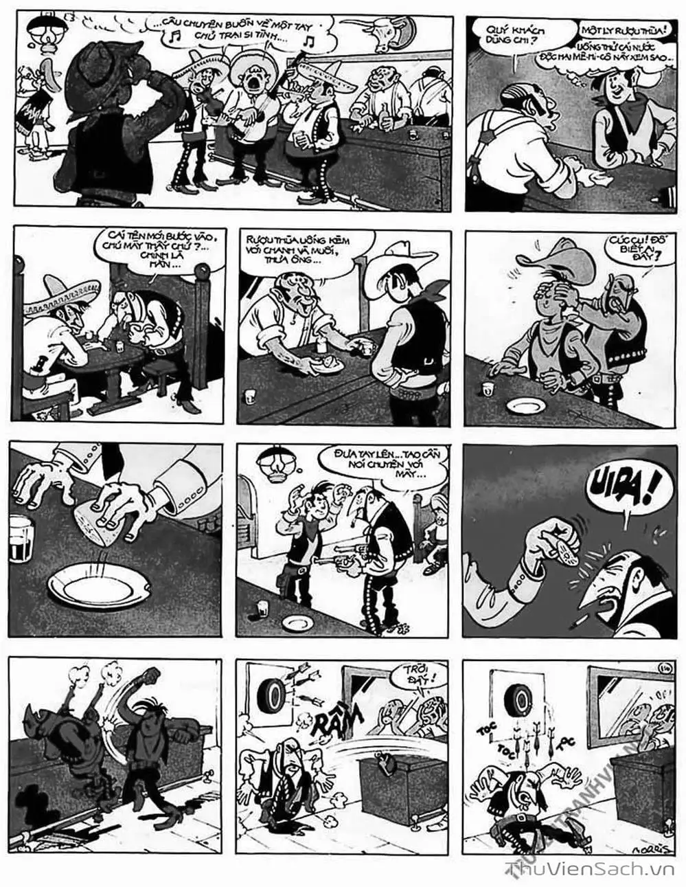 Truyện Tranh Cuộc Phiêu Lưu Kỳ Thú Của Lucky Luke trang 3