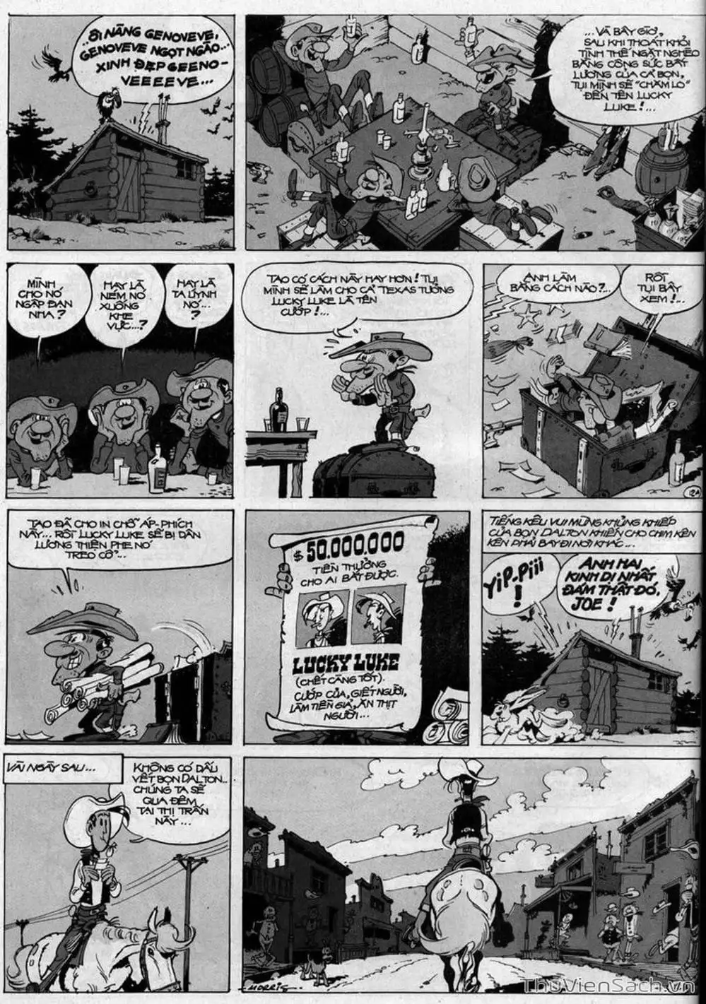 Truyện Tranh Cuộc Phiêu Lưu Kỳ Thú Của Lucky Luke trang 3