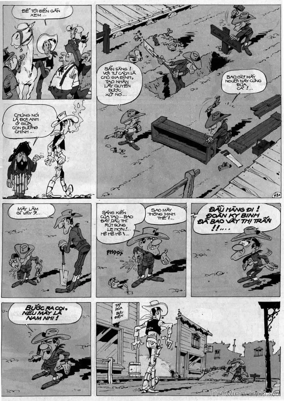 Truyện Tranh Cuộc Phiêu Lưu Kỳ Thú Của Lucky Luke trang 3
