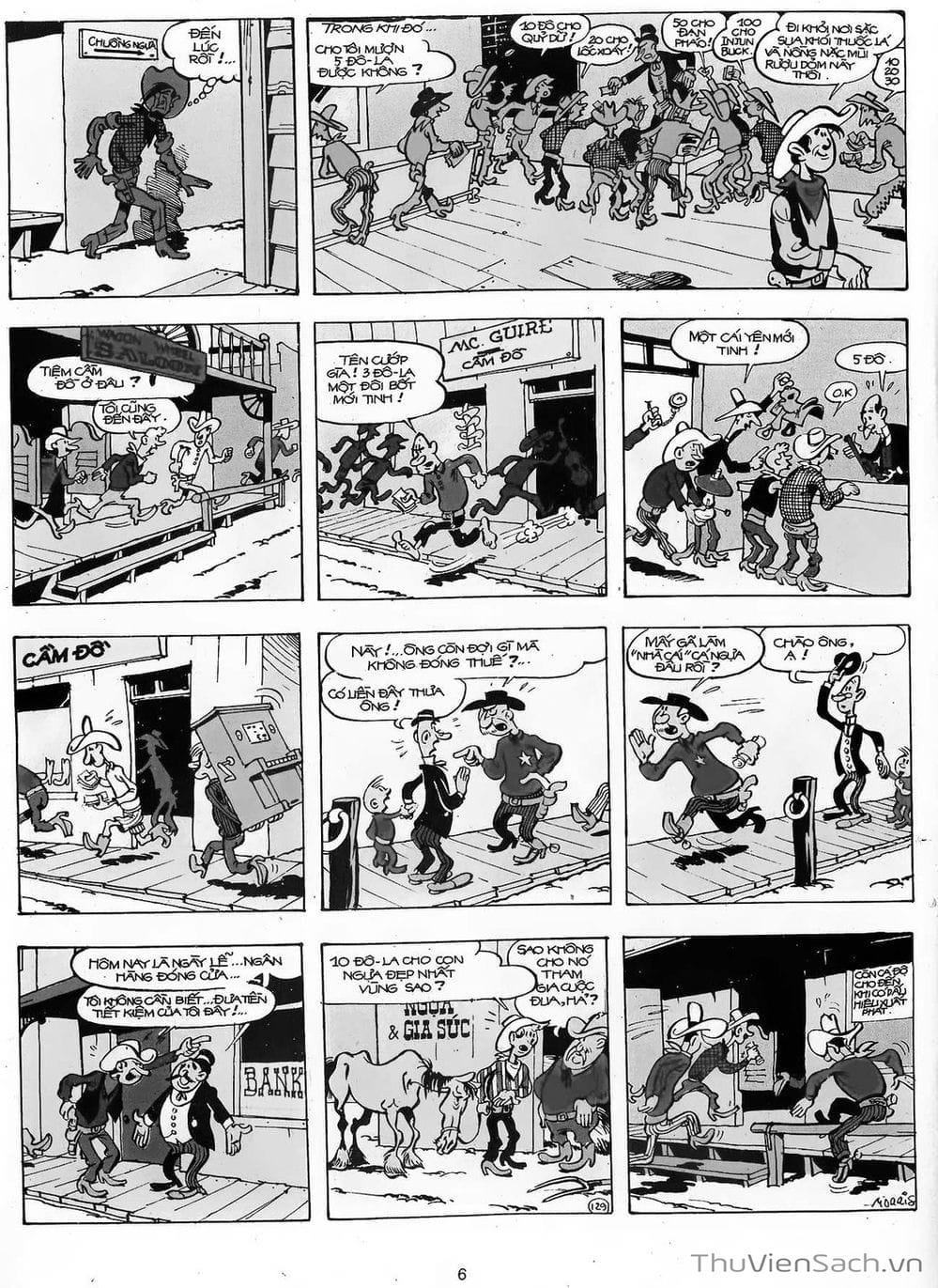 Truyện Tranh Cuộc Phiêu Lưu Kỳ Thú Của Lucky Luke trang 3