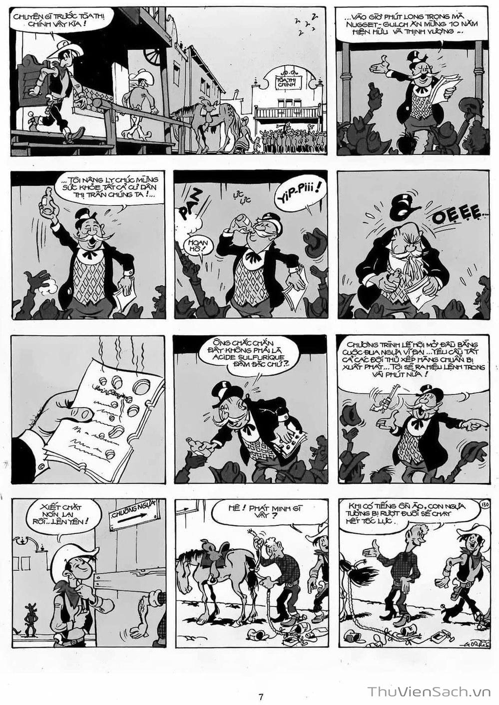 Truyện Tranh Cuộc Phiêu Lưu Kỳ Thú Của Lucky Luke trang 3