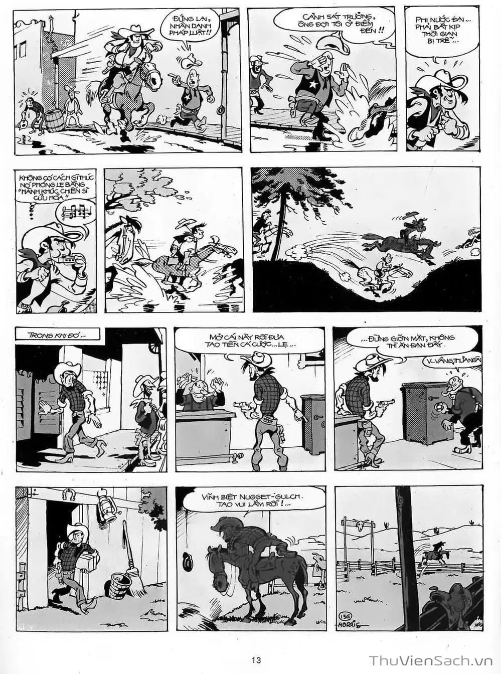 Truyện Tranh Cuộc Phiêu Lưu Kỳ Thú Của Lucky Luke trang 3