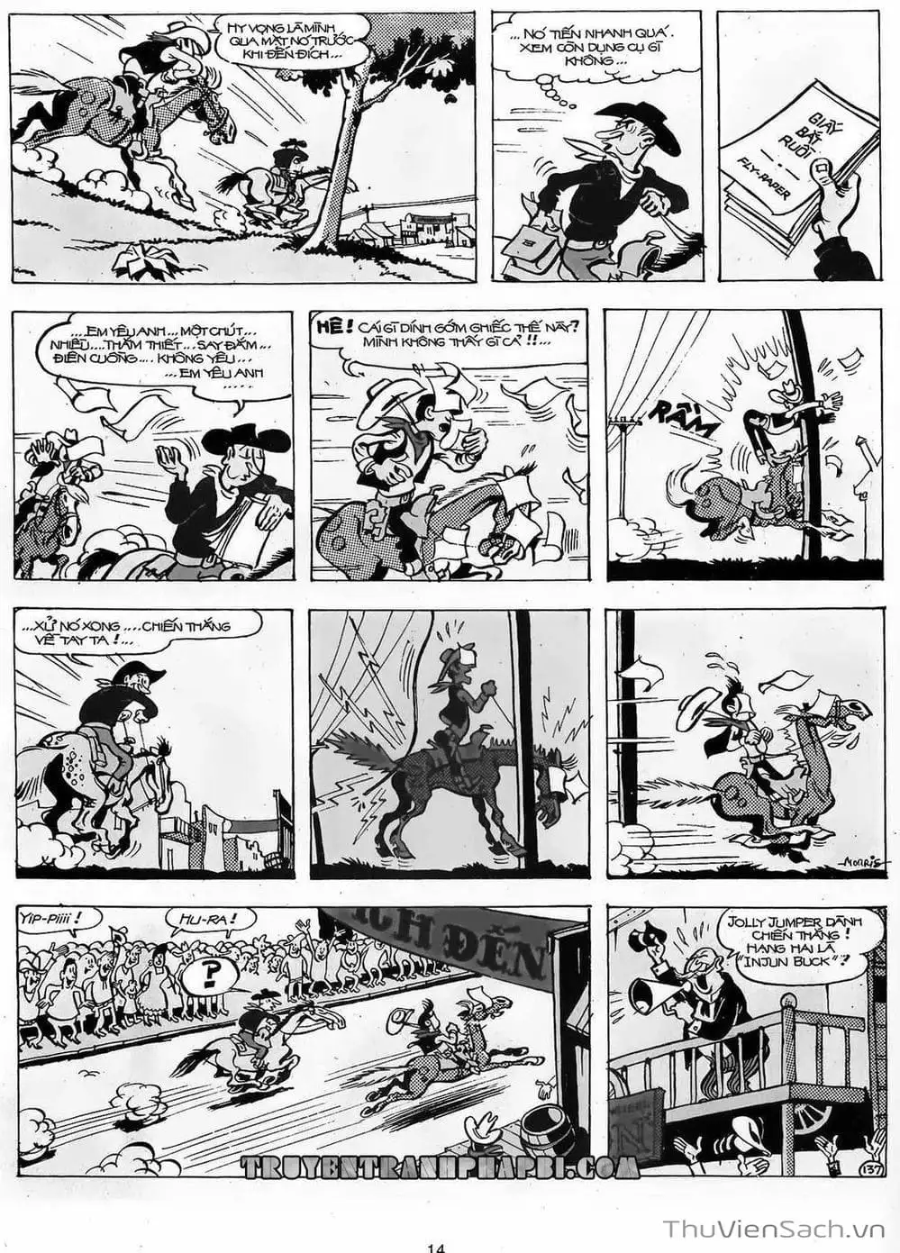 Truyện Tranh Cuộc Phiêu Lưu Kỳ Thú Của Lucky Luke trang 3