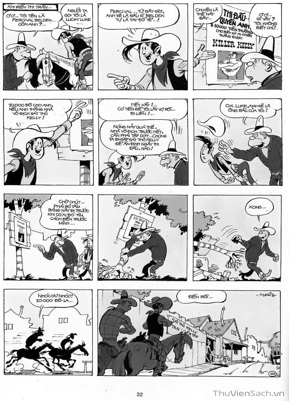 Truyện Tranh Cuộc Phiêu Lưu Kỳ Thú Của Lucky Luke trang 3