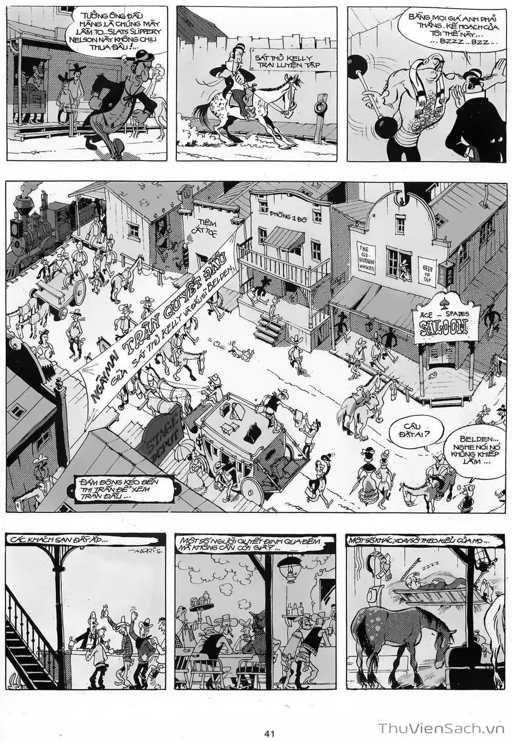 Truyện Tranh Cuộc Phiêu Lưu Kỳ Thú Của Lucky Luke trang 3
