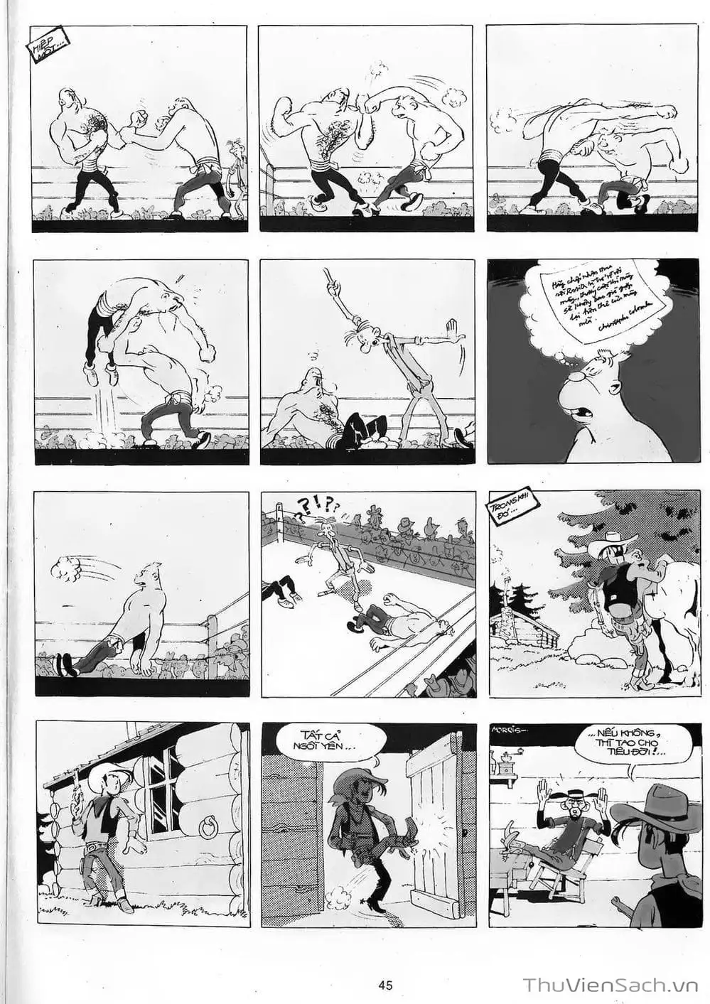 Truyện Tranh Cuộc Phiêu Lưu Kỳ Thú Của Lucky Luke trang 3