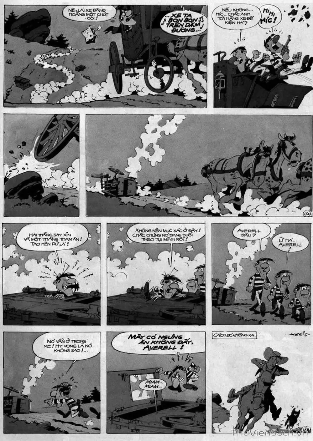 Truyện Tranh Cuộc Phiêu Lưu Kỳ Thú Của Lucky Luke trang 3