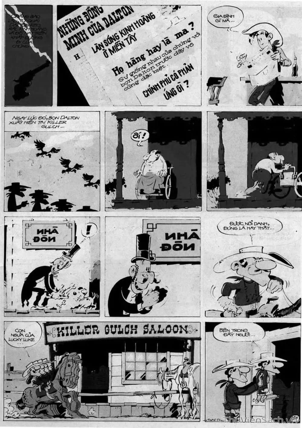Truyện Tranh Cuộc Phiêu Lưu Kỳ Thú Của Lucky Luke trang 3