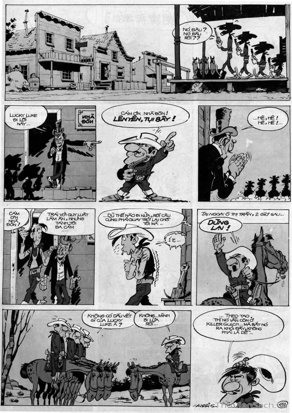 Truyện Tranh Cuộc Phiêu Lưu Kỳ Thú Của Lucky Luke trang 3