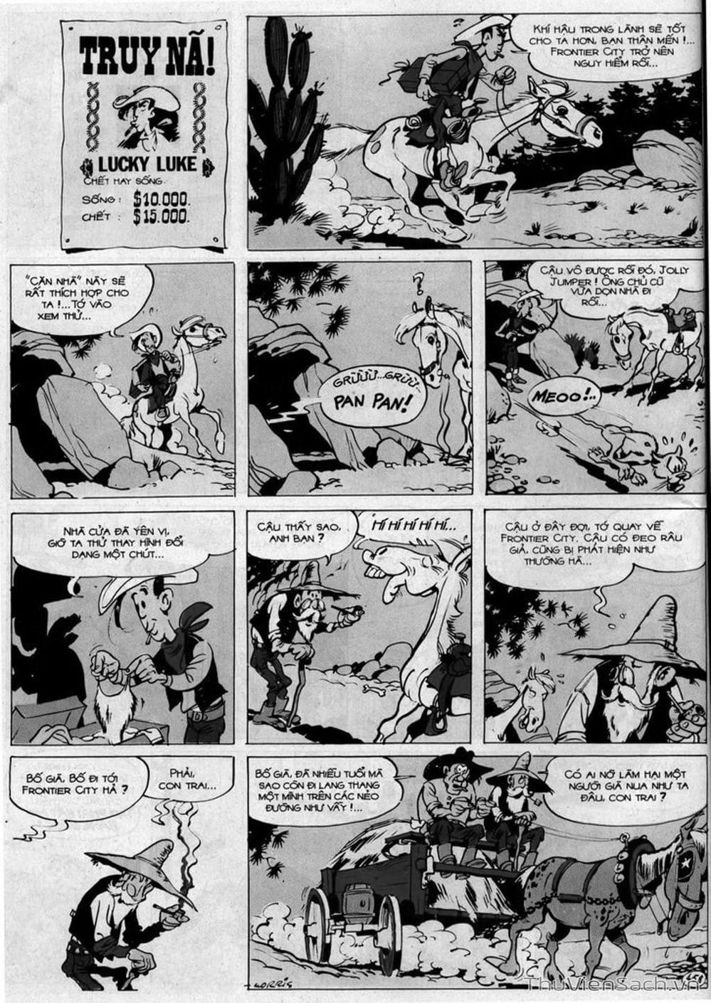 Truyện Tranh Cuộc Phiêu Lưu Kỳ Thú Của Lucky Luke trang 3