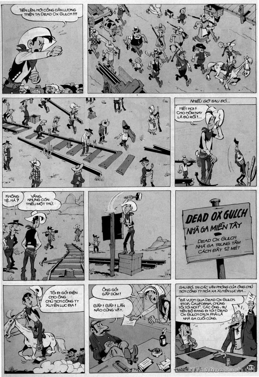 Truyện Tranh Cuộc Phiêu Lưu Kỳ Thú Của Lucky Luke trang 3