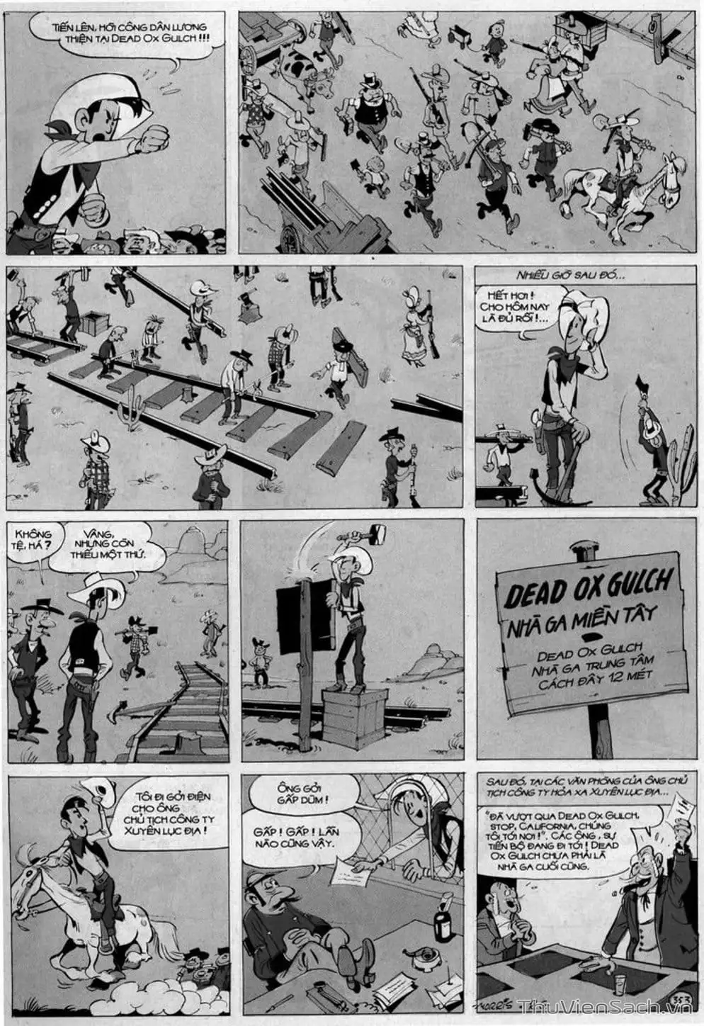 Truyện Tranh Cuộc Phiêu Lưu Kỳ Thú Của Lucky Luke trang 3