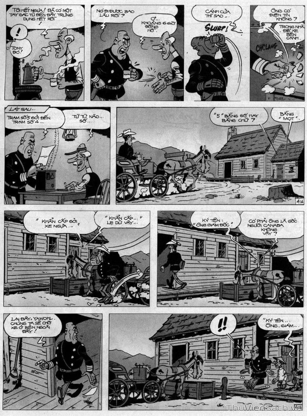 Truyện Tranh Cuộc Phiêu Lưu Kỳ Thú Của Lucky Luke trang 3