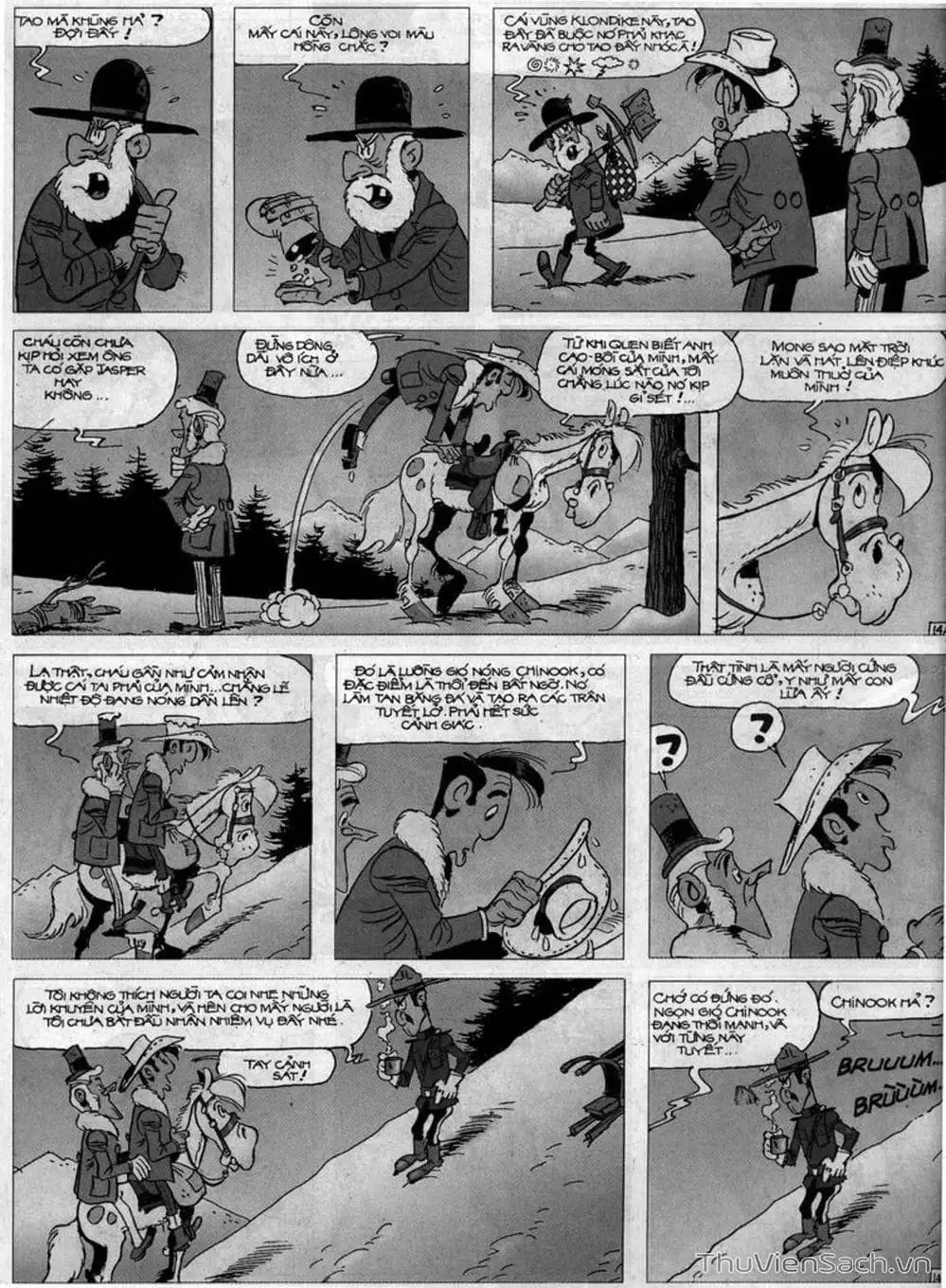 Truyện Tranh Cuộc Phiêu Lưu Kỳ Thú Của Lucky Luke trang 3