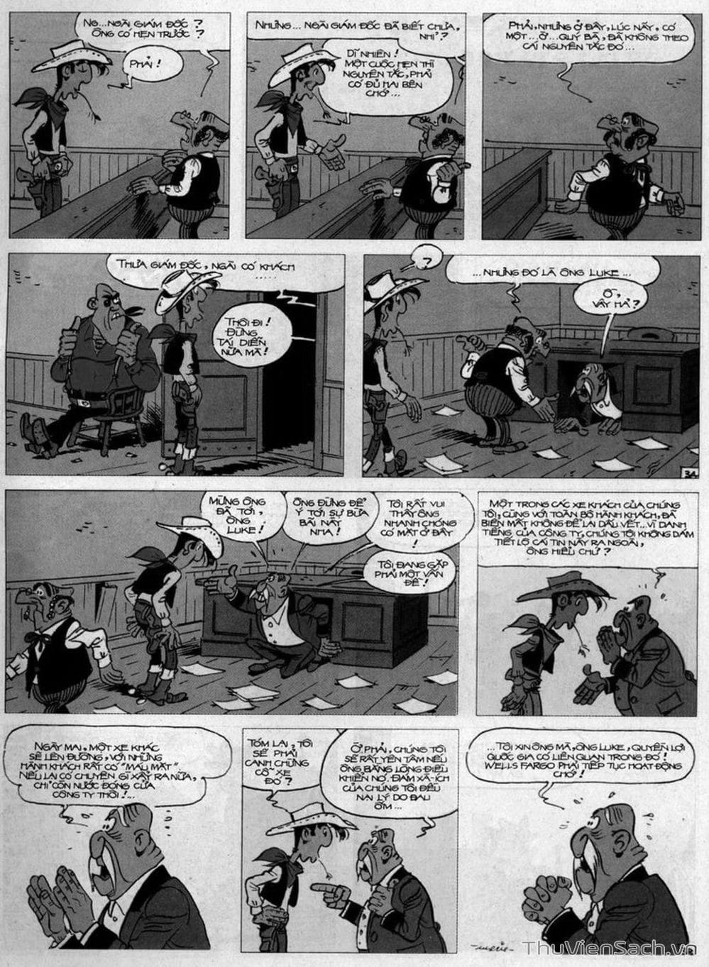 Truyện Tranh Cuộc Phiêu Lưu Kỳ Thú Của Lucky Luke trang 3