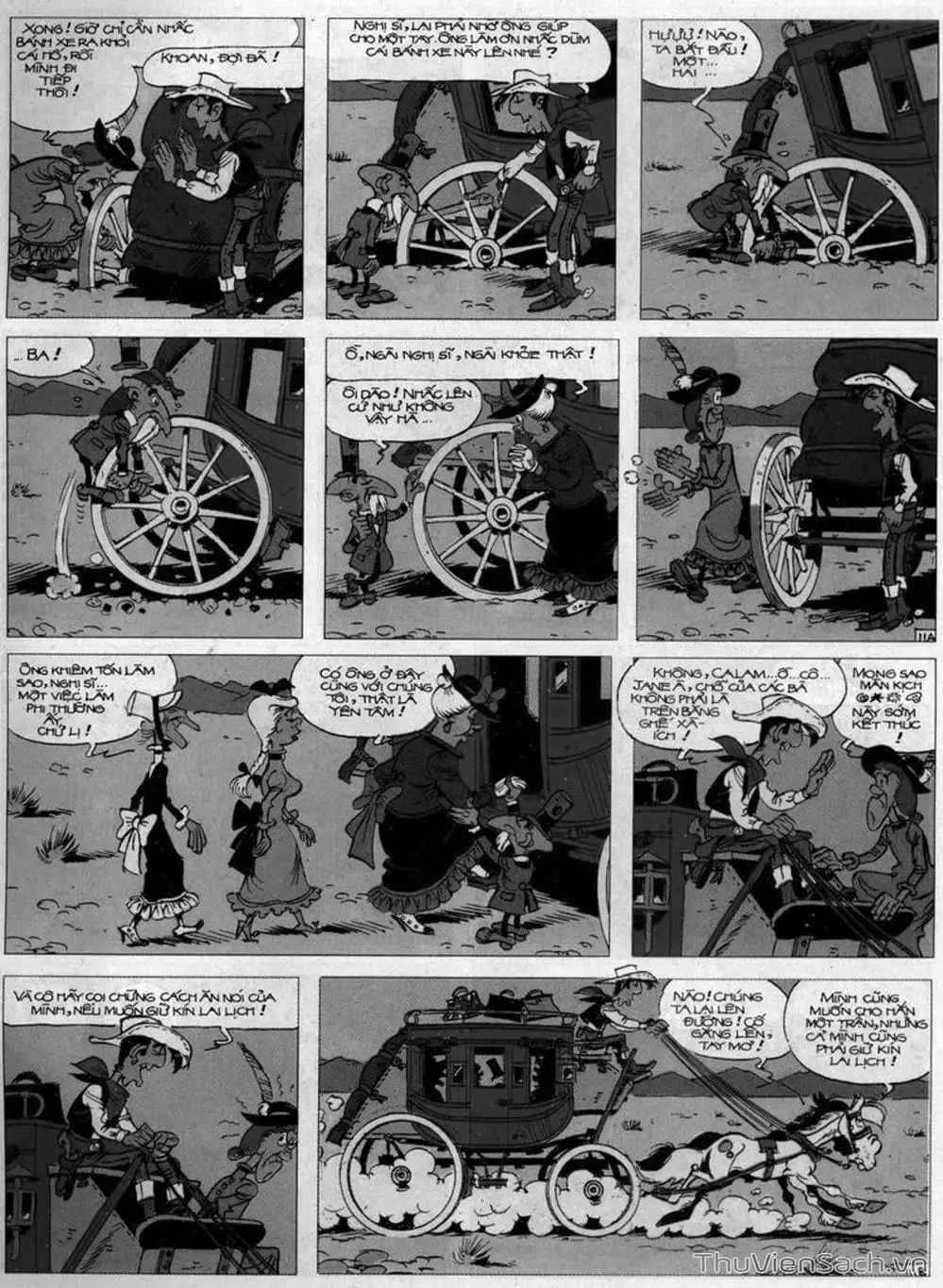 Truyện Tranh Cuộc Phiêu Lưu Kỳ Thú Của Lucky Luke trang 3