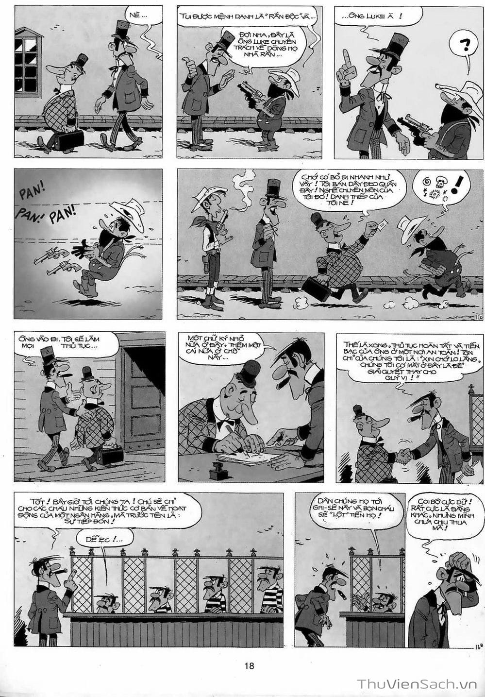 Truyện Tranh Cuộc Phiêu Lưu Kỳ Thú Của Lucky Luke trang 3