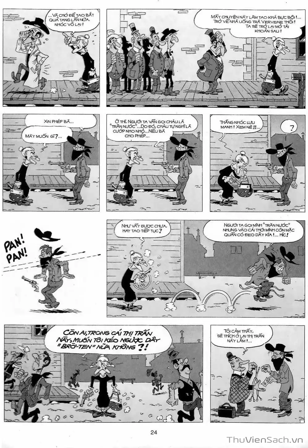 Truyện Tranh Cuộc Phiêu Lưu Kỳ Thú Của Lucky Luke trang 3
