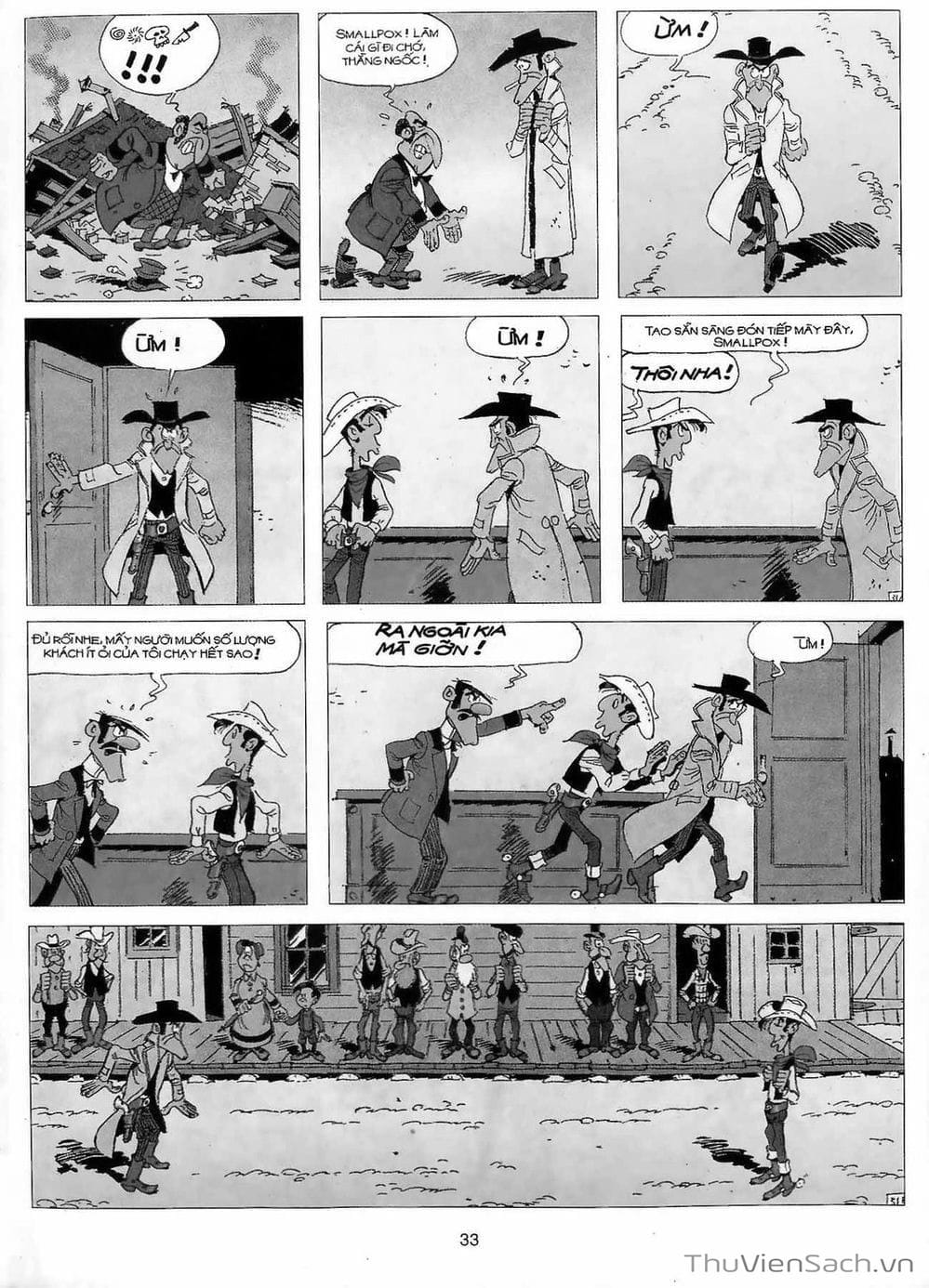 Truyện Tranh Cuộc Phiêu Lưu Kỳ Thú Của Lucky Luke trang 3