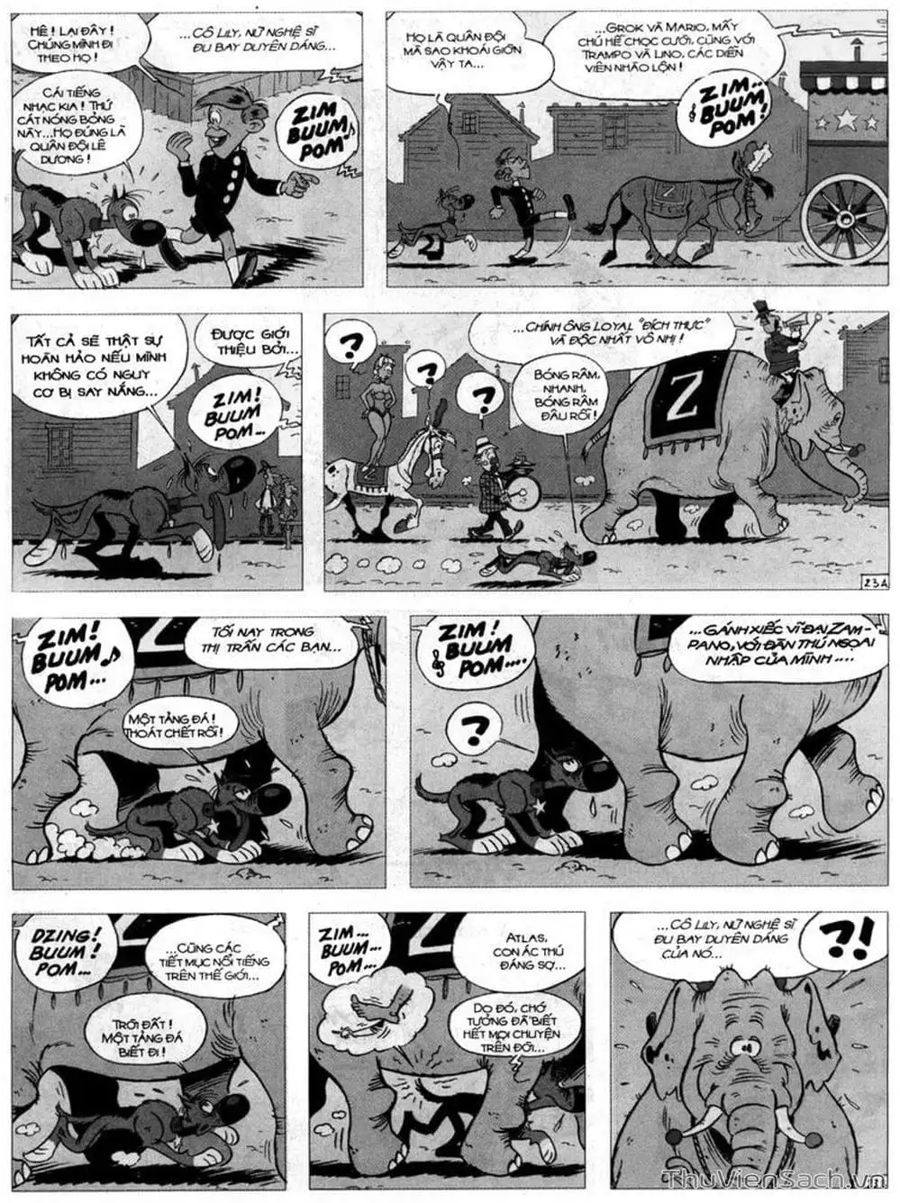 Truyện Tranh Cuộc Phiêu Lưu Kỳ Thú Của Lucky Luke trang 3