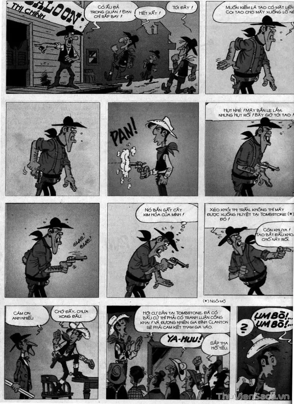 Truyện Tranh Cuộc Phiêu Lưu Kỳ Thú Của Lucky Luke trang 3