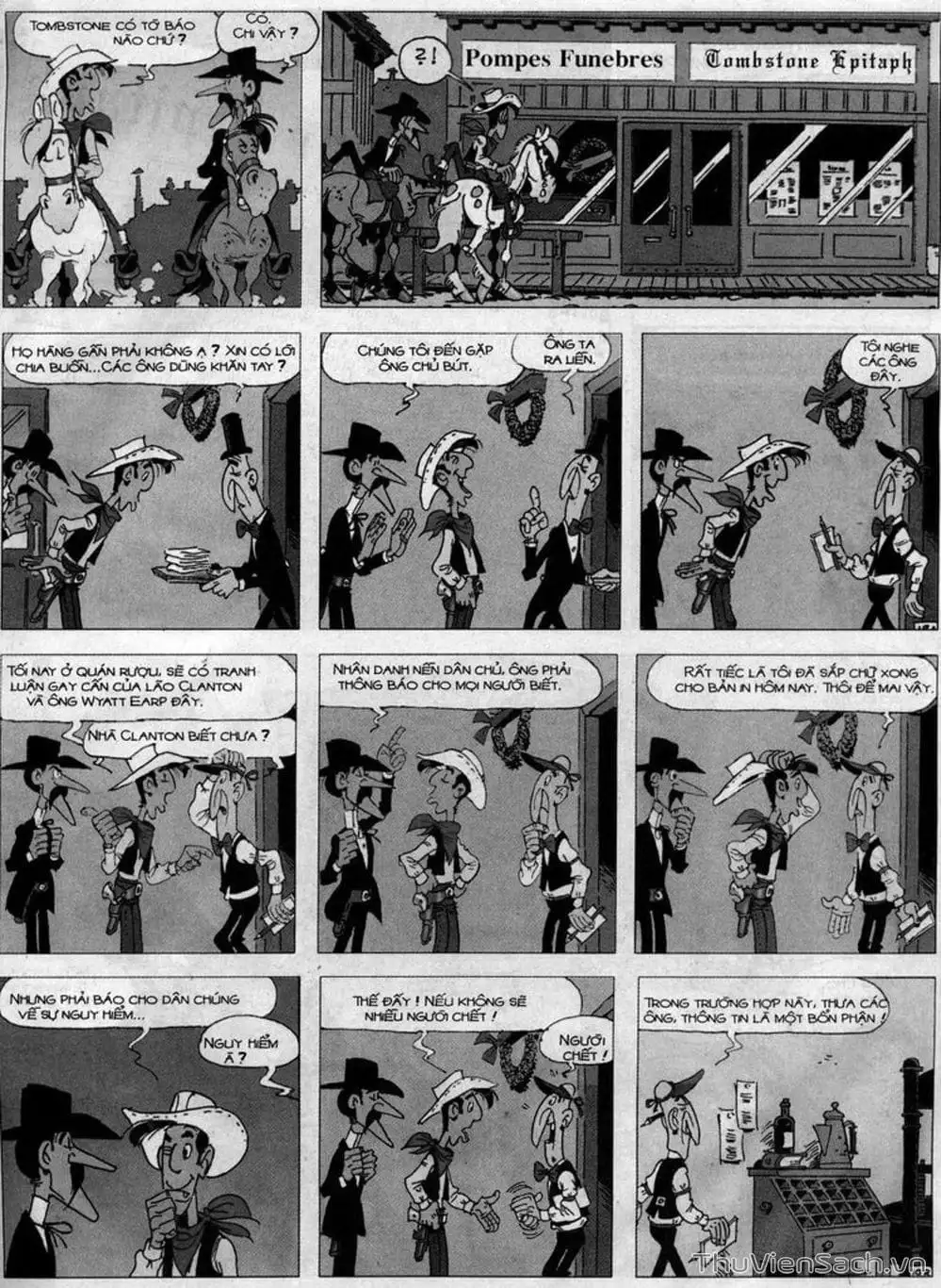 Truyện Tranh Cuộc Phiêu Lưu Kỳ Thú Của Lucky Luke trang 3