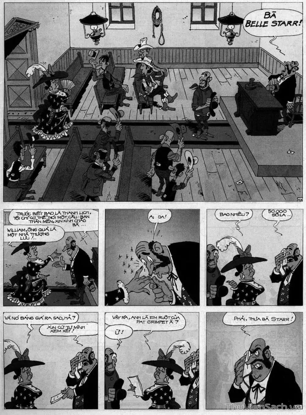 Truyện Tranh Cuộc Phiêu Lưu Kỳ Thú Của Lucky Luke trang 3