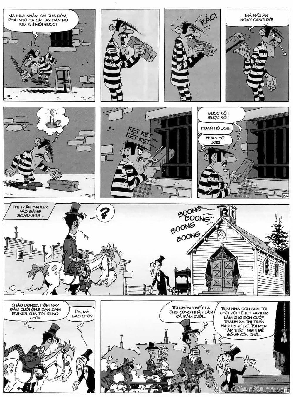 Truyện Tranh Cuộc Phiêu Lưu Kỳ Thú Của Lucky Luke trang 3