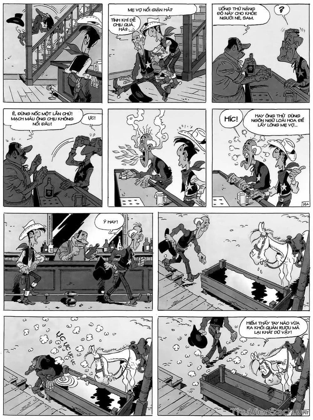 Truyện Tranh Cuộc Phiêu Lưu Kỳ Thú Của Lucky Luke trang 3