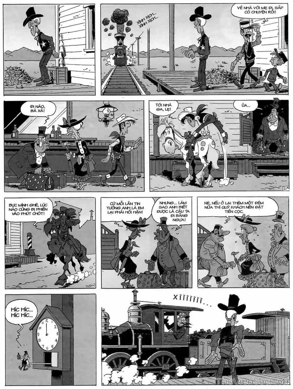 Truyện Tranh Cuộc Phiêu Lưu Kỳ Thú Của Lucky Luke trang 3
